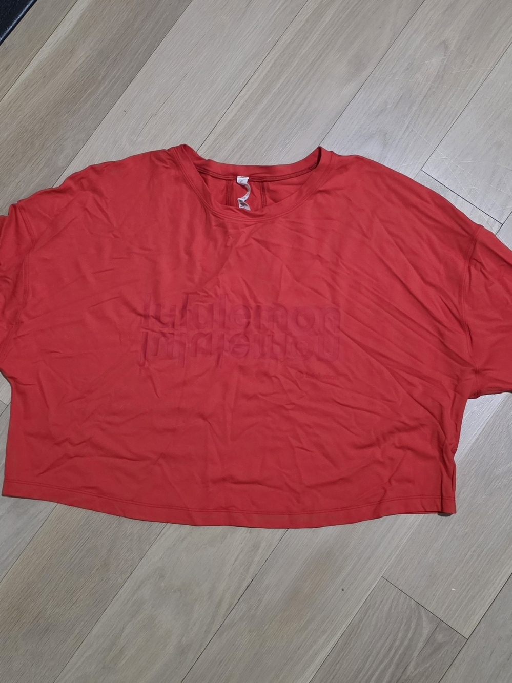 lululemon Bright Red Long Sleeve Shirt